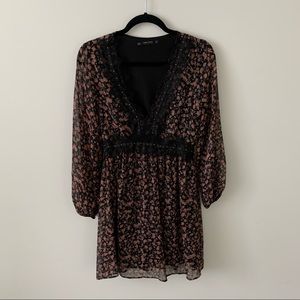 Zara floral dress